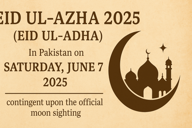 Eid ul Azha 2025 Holidays in Pakistan Eid ul Adha