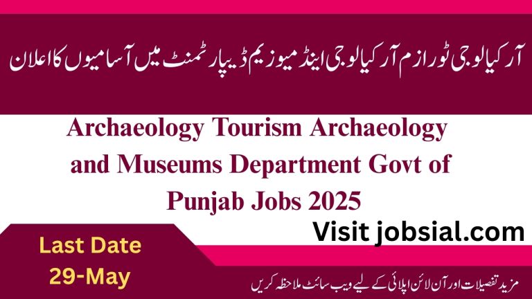 Archaeology Tourism Archaeology and Museums Department Jobs 2025