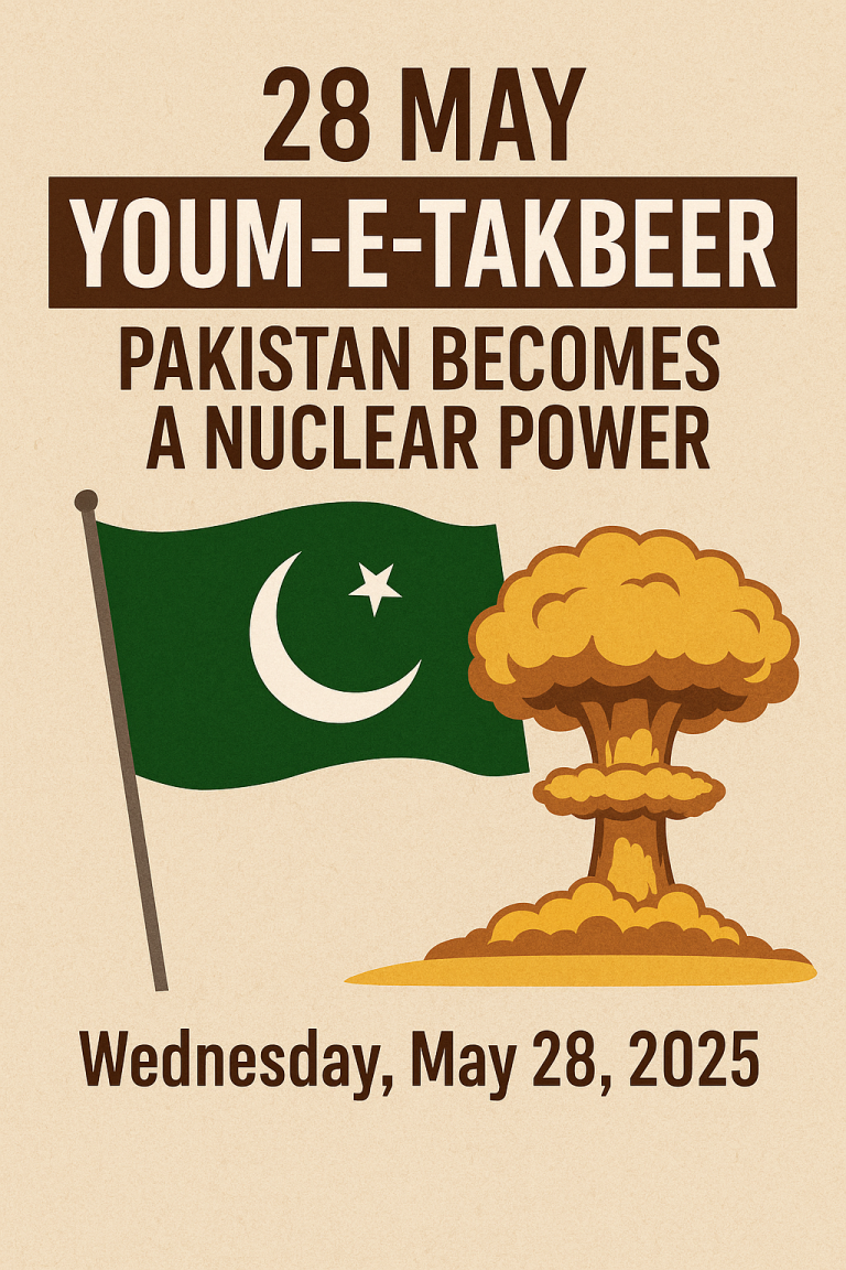 Youm-e-Takbeer 2025: Pakistan to Observe Nuclear Achievement Day on May 28