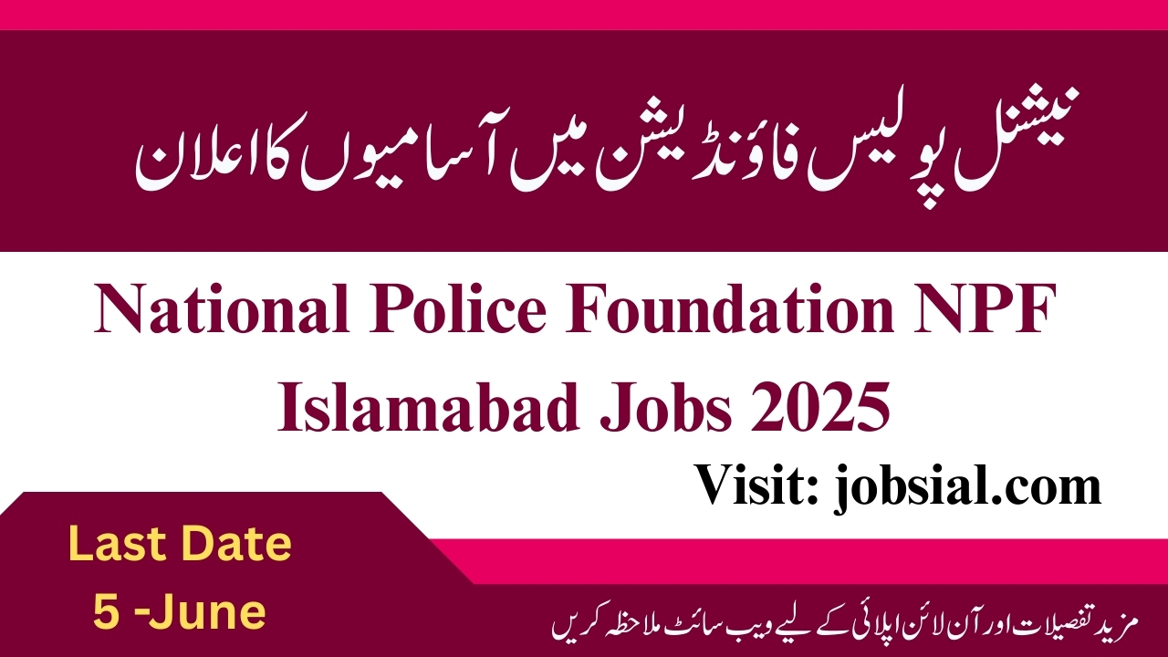 NPF Islamabad Jobs 2025