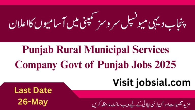 Punjab Rural Sustainable Water Supply and Sanitation Project Jobs 2025