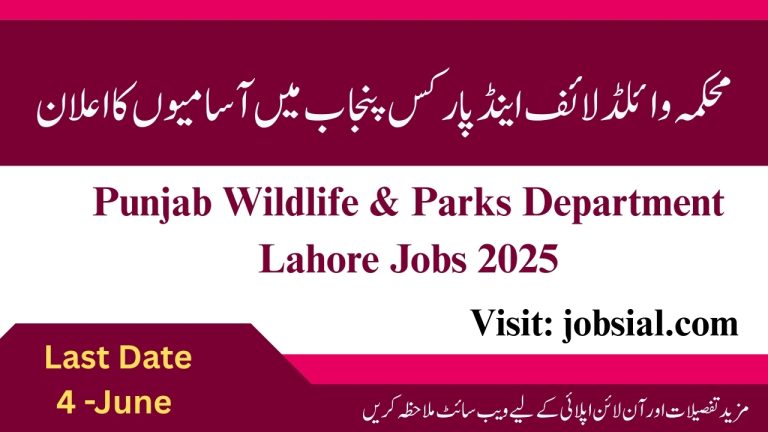 Punjab Wildlife & Parks Department Jobs 2025