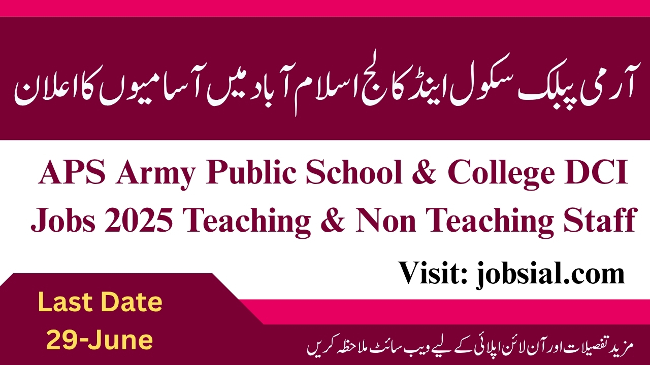 APS Islamabad Jobs 2025