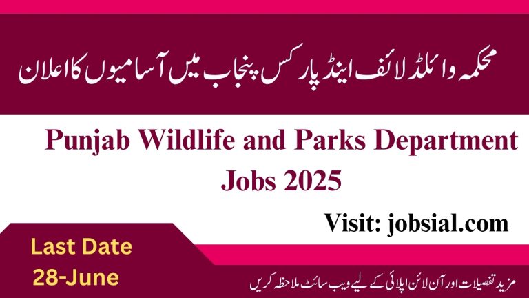 Punjab Wildlife and Parks Department Jobs