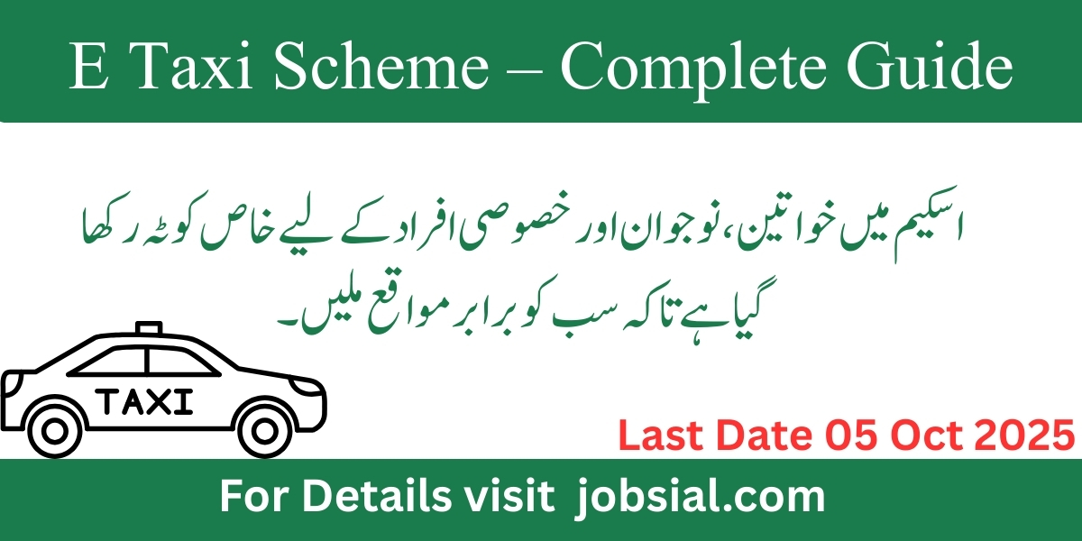 E Taxi Scheme – Complete Guide for 2025